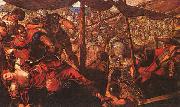 Jacopo Robusti Tintoretto Battle Spain oil painting artist